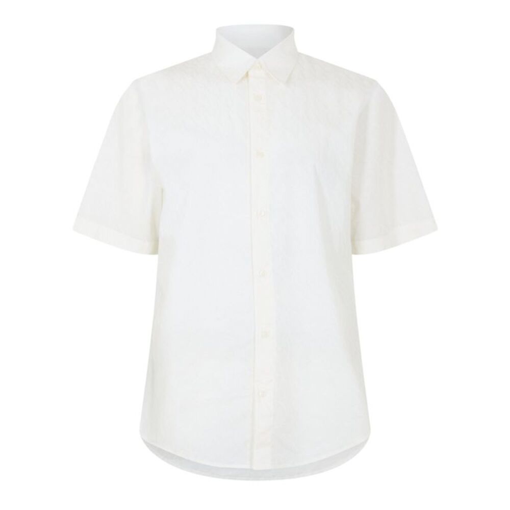 Armani Exchange Mens Plain Shirt / Off White